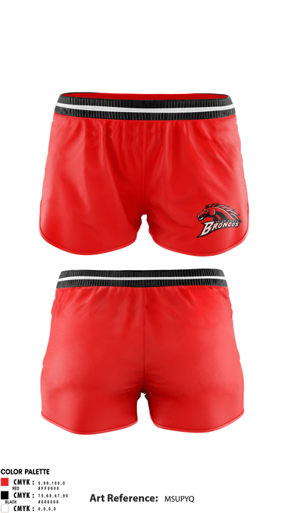 Union Grove High School Cheer 8056600 Women's Shorts - 1