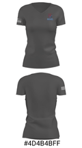 Wallis Annenberg High School 97322913 Women's Short Sleeve V-neck Shirt - 22