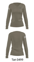 AO 49843601 Women's Long Sleeve V-neck Shirt - 41