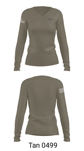 Women's Long Sleeve Vneck Shirt, , Navy, Teamtime, Team time, sublimation, custom sports apparel, team uniforms, spirit wear, spiritwear, sports uniforms, custom shirts, team store, custom team store, fundraiser sports, apparel fundraiser