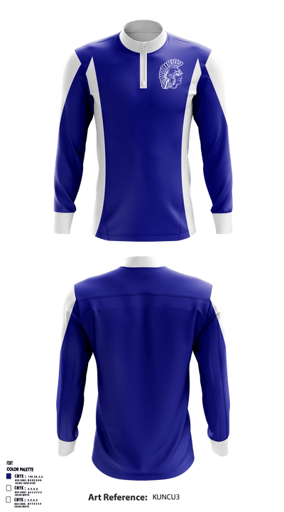 Washington Mc Kinnley School 65998702 Quarter Zip Jacket - 1