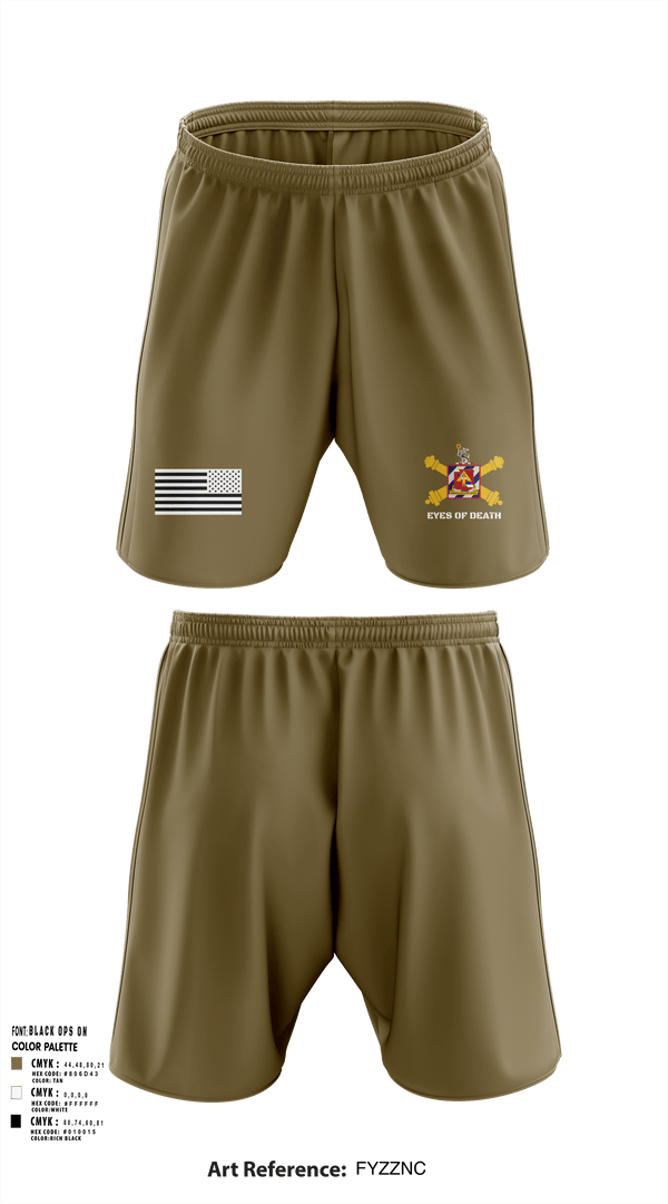 Athletic Shorts With Pockets, 1-41 FA, Army, Teamtime, Team time, sublimation, custom sports apparel, team uniforms, spirit wear, spiritwear, sports uniforms, custom shirts, team store, custom team store, fundraiser sports, apparel fundraiser