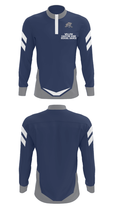 Willow Canyon High School Dance 20282945 Quarter Zip Jacket - 12