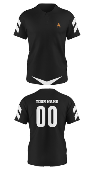 Two Button Softball Jersey, Thorne Middle School, Spirit Store, Teamtime, Team time, sublimation, custom sports apparel, team uniforms, spirit wear, spiritwear, sports uniforms, custom shirts, team store, custom team store, fundraiser sports, apparel fundraiser