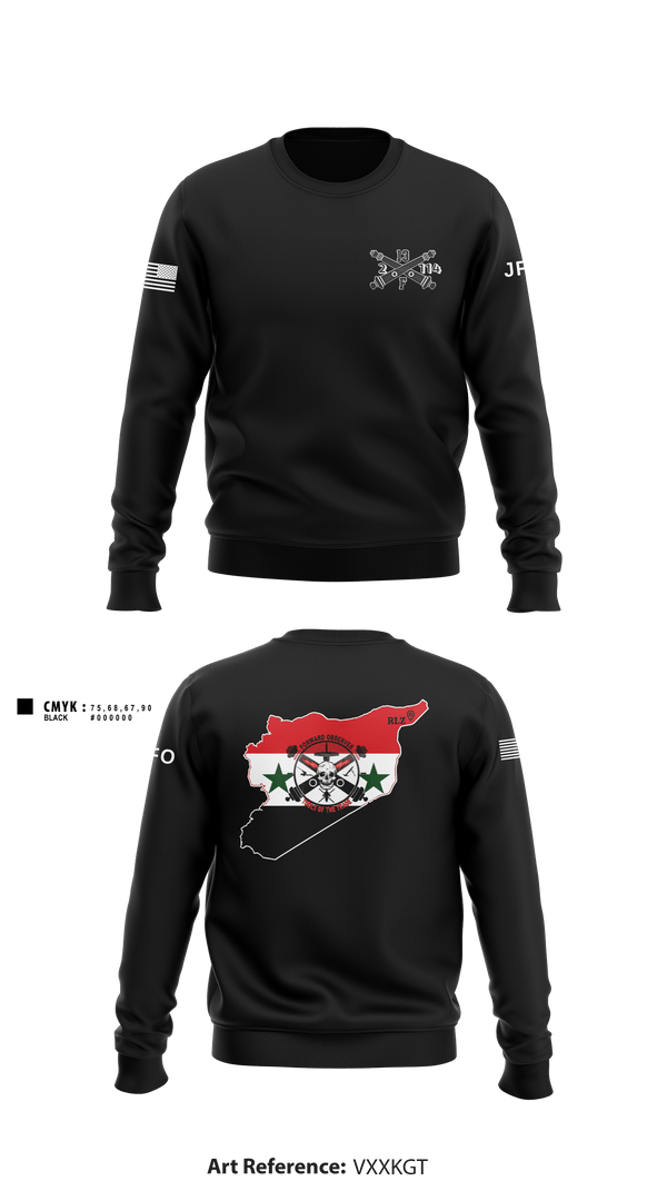Crew Neck Sweatshirt, HHB 2-114 FA (FIST), Army, Teamtime, Team time, sublimation, custom sports apparel, team uniforms, spirit wear, spiritwear, sports uniforms, custom shirts, team store, custom team store, fundraiser sports, apparel fundraiser