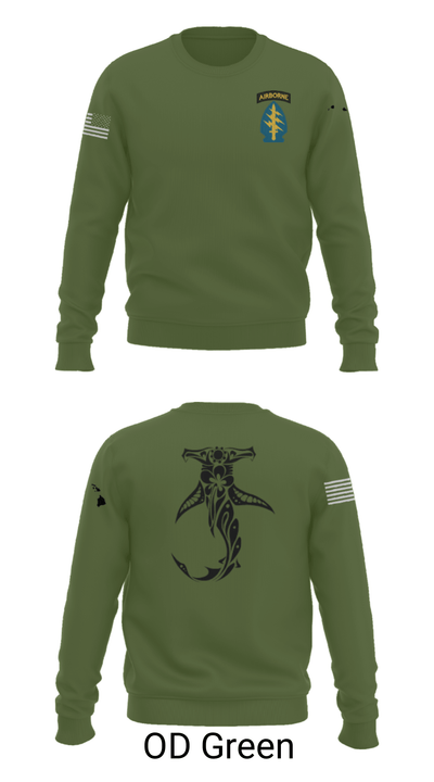 112th SIGDET 5424281 Crew Neck Sweatshirt - 10