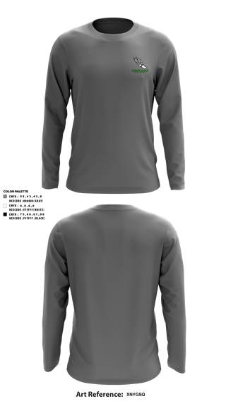 Long Sleeve Performance Shirt, Concord High School Track, Cross Country, Teamtime, Team time, sublimation, custom sports apparel, team uniforms, spirit wear, spiritwear, sports uniforms, custom shirts, team store, custom team store, fundraiser sports, apparel fundraiser