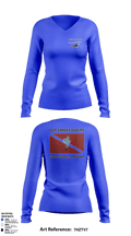 Pop Smoke Scuba 8067820 Women's Long Sleeve V-neck Shirt - 1