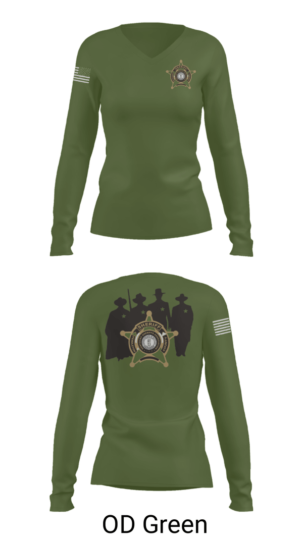 Women's Long Sleeve Vneck Shirt, , Police, Teamtime, Team time, sublimation, custom sports apparel, team uniforms, spirit wear, spiritwear, sports uniforms, custom shirts, team store, custom team store, fundraiser sports, apparel fundraiser