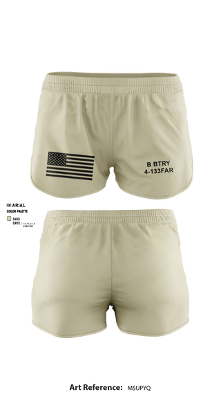 Ranger Panties, B BTRY 4-133FAR, Army, Teamtime, Team time, sublimation, custom sports apparel, team uniforms, spirit wear, spiritwear, sports uniforms, custom shirts, team store, custom team store, fundraiser sports, apparel fundraiser