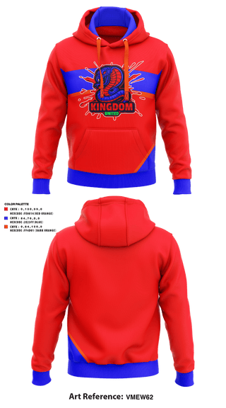 Hoodie, Kingdom UnitedKingdom United, , Teamtime, Team time, sublimation, custom sports apparel, team uniforms, spirit wear, spiritwear, sports uniforms, custom shirts, team store, custom team store, fundraiser sports, apparel fundraiser