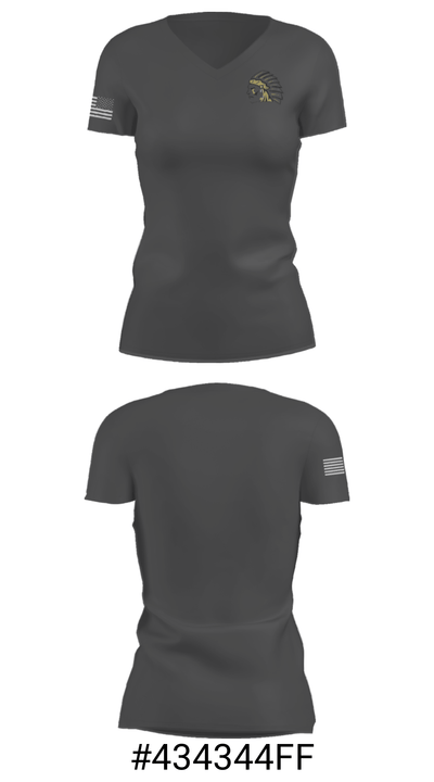 Nettleton High School Volleyball 63233757 Women's Short Sleeve V-neck Shirt - 16