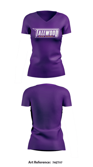 Women's Short Sleeve Vneck Shirt, Tallwood Cross Country, Cross Country, Teamtime, Team time, sublimation, custom sports apparel, team uniforms, spirit wear, spiritwear, sports uniforms, custom shirts, team store, custom team store, fundraiser sports, apparel fundraiser