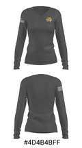 Saint Paul High School Cheer 94035357 Women's Long Sleeve V-neck Shirt - 35