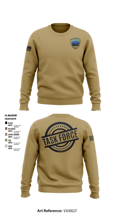 Crime Reduction Task Force 47911352 Crew Neck Sweatshirt - 3