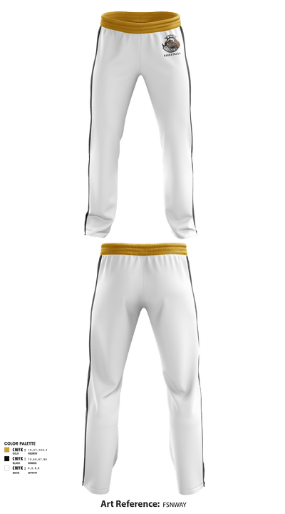 Ypsilanti Community High School Basketball 61846210 Sweatpants - 1