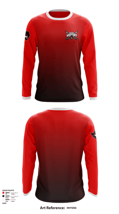 Virginia Mutiny 5891436 Long Sleeve Performance Shirt - 1