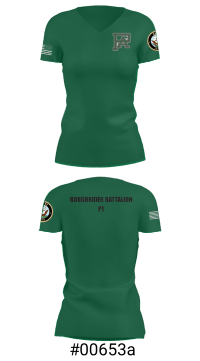 Rough Rider Battalion 24913540 Women's Short Sleeve V-neck Shirt - 19