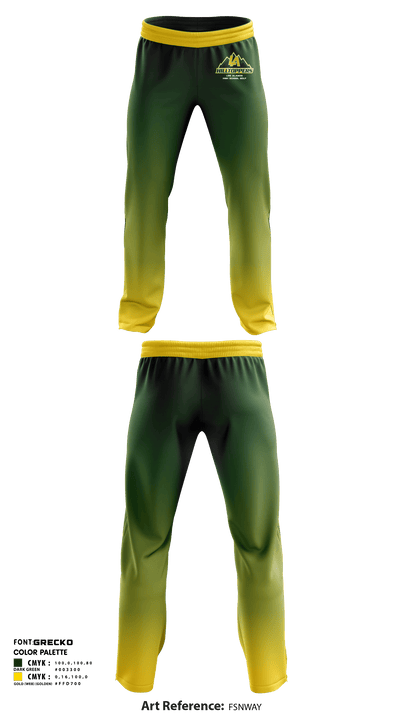 Los Alamos High School Golf 81156262 Sweatpants - 1