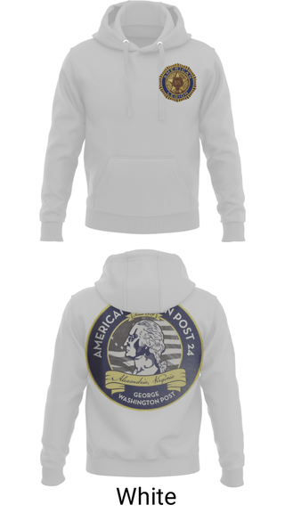 Hoodie, American Legion Post 24, , Teamtime, Team time, sublimation, custom sports apparel, team uniforms, spirit wear, spiritwear, sports uniforms, custom shirts, team store, custom team store, fundraiser sports, apparel fundraiser