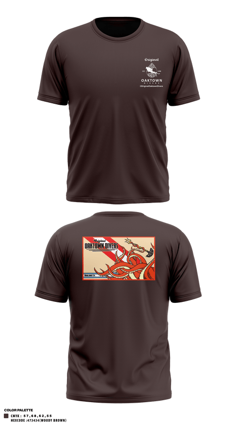 Short Sleeve Performance Shirt, Original Oaktown Divers, , Teamtime, Team time, sublimation, custom sports apparel, team uniforms, spirit wear, spiritwear, sports uniforms, custom shirts, team store, custom team store, fundraiser sports, apparel fundraiser