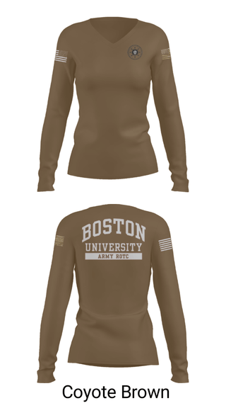Women's Long Sleeve Vneck Shirt, , Army, Teamtime, Team time, sublimation, custom sports apparel, team uniforms, spirit wear, spiritwear, sports uniforms, custom shirts, team store, custom team store, fundraiser sports, apparel fundraiser