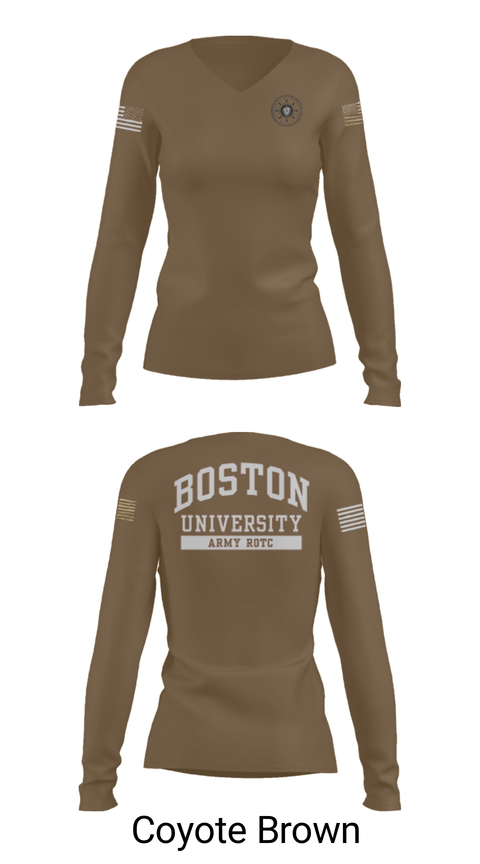 Women's Long Sleeve Vneck Shirt, , Army, Teamtime, Team time, sublimation, custom sports apparel, team uniforms, spirit wear, spiritwear, sports uniforms, custom shirts, team store, custom team store, fundraiser sports, apparel fundraiser