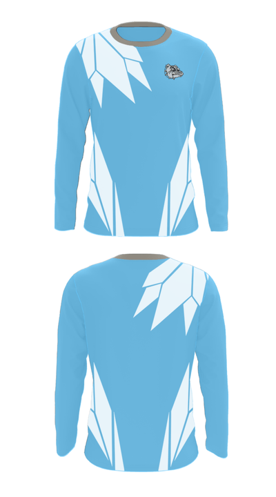 Trinity High School Cross Country 83147998 Long Sleeve Performance Shirt - 8