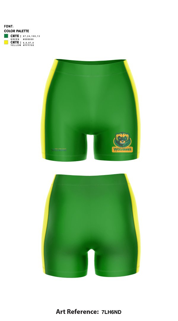 Women's Compression Shorts, Essex County College Track and Field, Track & Field, Teamtime, Team time, sublimation, custom sports apparel, team uniforms, spirit wear, spiritwear, sports uniforms, custom shirts, team store, custom team store, fundraiser sports, apparel fundraiser