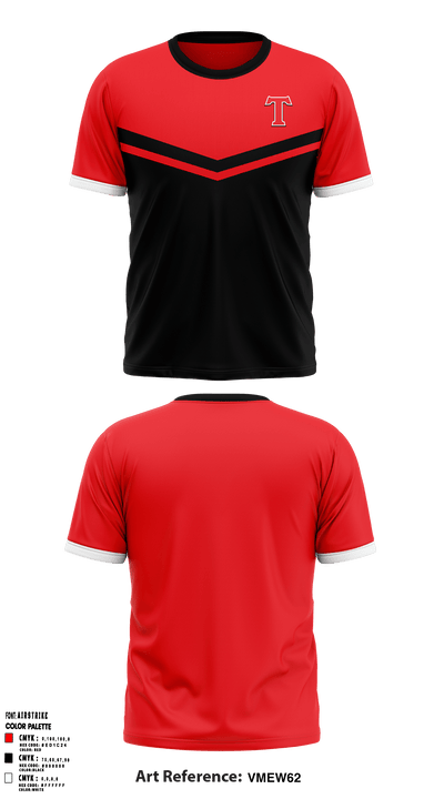 Turner Middle School 81161179 Short Sleeve Performance Shirt - 1