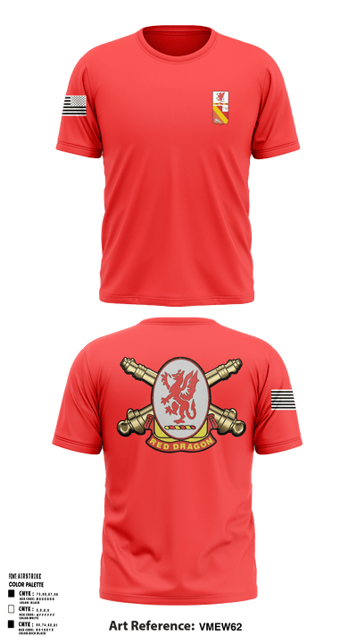 3/13th Field Artillery Battalion 56911472 Short Sleeve Performance Shirt - 1