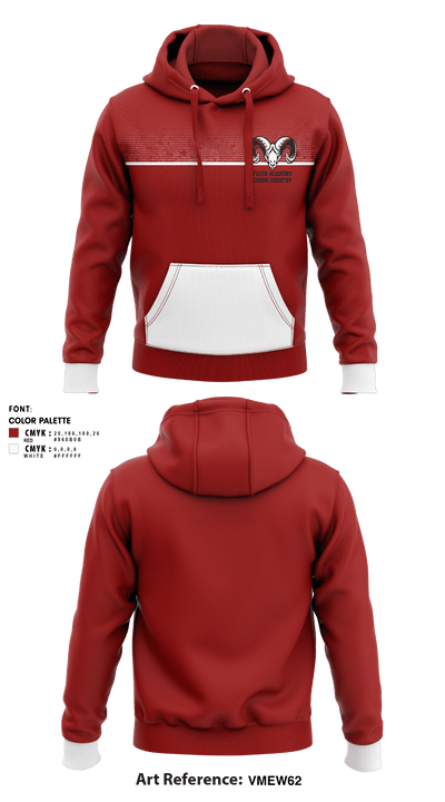 Faith Academy Cross Country 38830015 Hoodie - 1