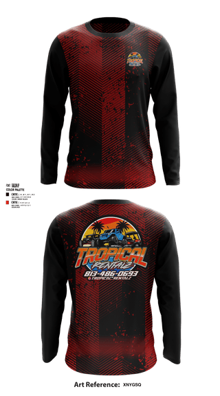 Long Sleeve Performance Shirt, Tropical Rentalz, , Teamtime, Team time, sublimation, custom sports apparel, team uniforms, spirit wear, spiritwear, sports uniforms, custom shirts, team store, custom team store, fundraiser sports, apparel fundraiser