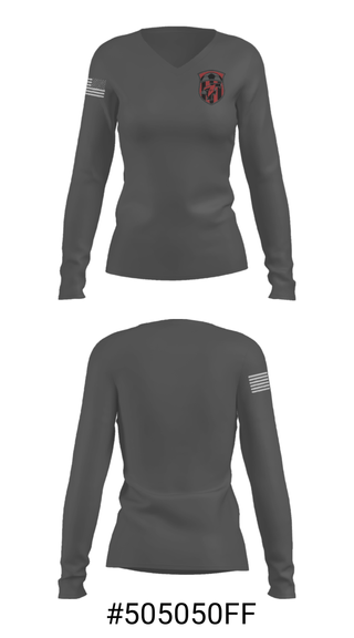 Women's Long Sleeve Vneck Shirt, Fond Du Lac High School Soccer, Men's Soccer, Teamtime, Team time, sublimation, custom sports apparel, team uniforms, spirit wear, spiritwear, sports uniforms, custom shirts, team store, custom team store, fundraiser sports, apparel fundraiser