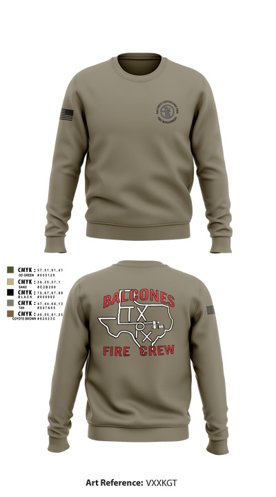 Balcones Canyonlands 51693134 Crew Neck Sweatshirt - 2