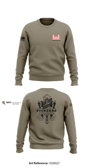 Crew Neck Sweatshirt, 741 Brigade Engineer BN, , Teamtime, Team time, sublimation, custom sports apparel, team uniforms, spirit wear, spiritwear, sports uniforms, custom shirts, team store, custom team store, fundraiser sports, apparel fundraiser