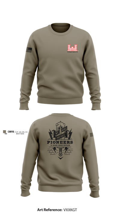 741 Brigade Engineer BN 61958018 Crew Neck Sweatshirt - 2