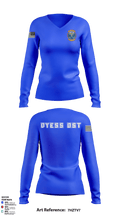 Dyess AFB Operational Support Team 10526750 Women's Long Sleeve V-neck Shirt - 8