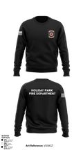 holiday Park fire department 12938826 Crew Neck Sweatshirt - 1
