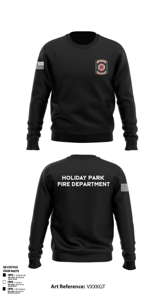 Crew Neck Sweatshirt, holiday Park fire department, , Teamtime, Team time, sublimation, custom sports apparel, team uniforms, spirit wear, spiritwear, sports uniforms, custom shirts, team store, custom team store, fundraiser sports, apparel fundraiser