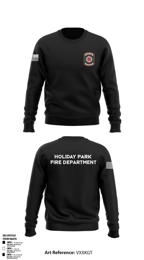 Crew Neck Sweatshirt, holiday Park fire department, , Teamtime, Team time, sublimation, custom sports apparel, team uniforms, spirit wear, spiritwear, sports uniforms, custom shirts, team store, custom team store, fundraiser sports, apparel fundraiser