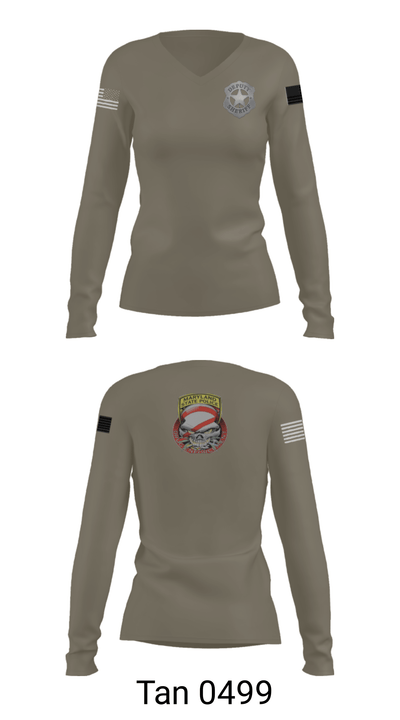 Deputy 71188083 Women's Long Sleeve V-neck Shirt - 39