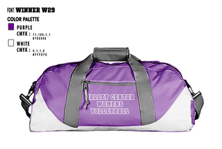 Duffle Bag, Valley Center High School, Women's Volleyball, Teamtime, Team time, sublimation, custom sports apparel, team uniforms, spirit wear, spiritwear, sports uniforms, custom shirts, team store, custom team store, fundraiser sports, apparel fundraiser