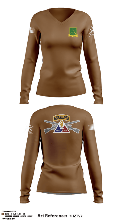1ST PLT ALPACAS 46607592 Women's Long Sleeve V-neck Shirt - 12