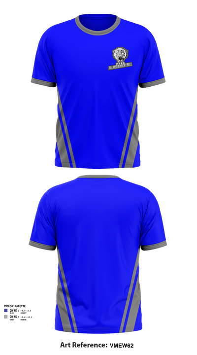 Palmer Youth Basketball Association 70962198 Short Sleeve Performance Shirt - 1
