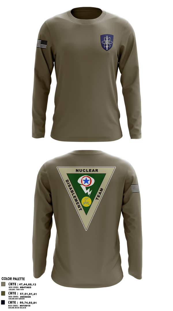 Long Sleeve Performance Shirt, , Army, Teamtime, Team time, sublimation, custom sports apparel, team uniforms, spirit wear, spiritwear, sports uniforms, custom shirts, team store, custom team store, fundraiser sports, apparel fundraiser