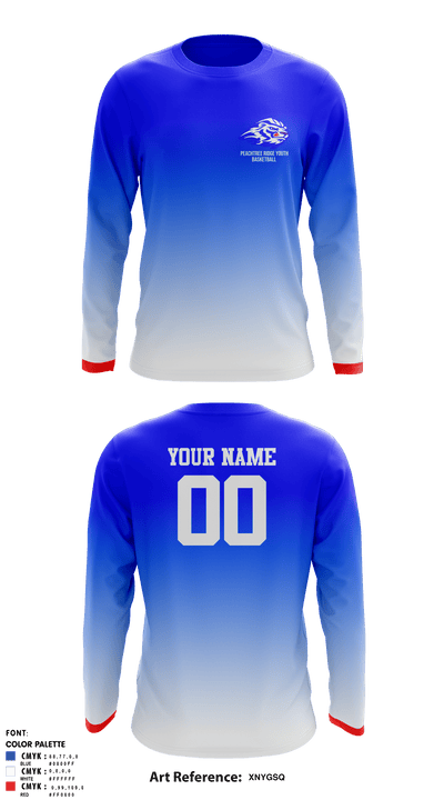 Peachtree Ridge Youth Athletic Association 90970358 Long Sleeve Performance Shirt - 2