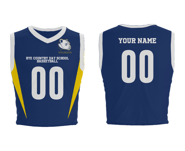 Mens Basketball Jersey, Rye Country Day School Basketball, Men's Basketball, Teamtime, Team time, sublimation, custom sports apparel, team uniforms, spirit wear, spiritwear, sports uniforms, custom shirts, team store, custom team store, fundraiser sports, apparel fundraiser