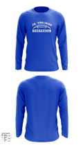 Orland Jr Trojans Football 79293862 Long Sleeve Performance Shirt - 5