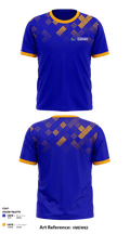 Gautier Middle School Gators 72508692 Short Sleeve Performance Shirt - 1